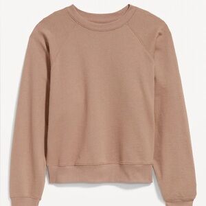Old Navy Tan Puff Sleeve Sweatshirt